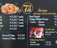 72 menu