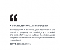 Barry Donna Testimonial